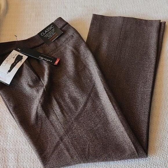 Rafaella Classic High Front Rise Straight Leg Pocketed Trimmed Sz‎ 6 Pants - Picture 1 of 16